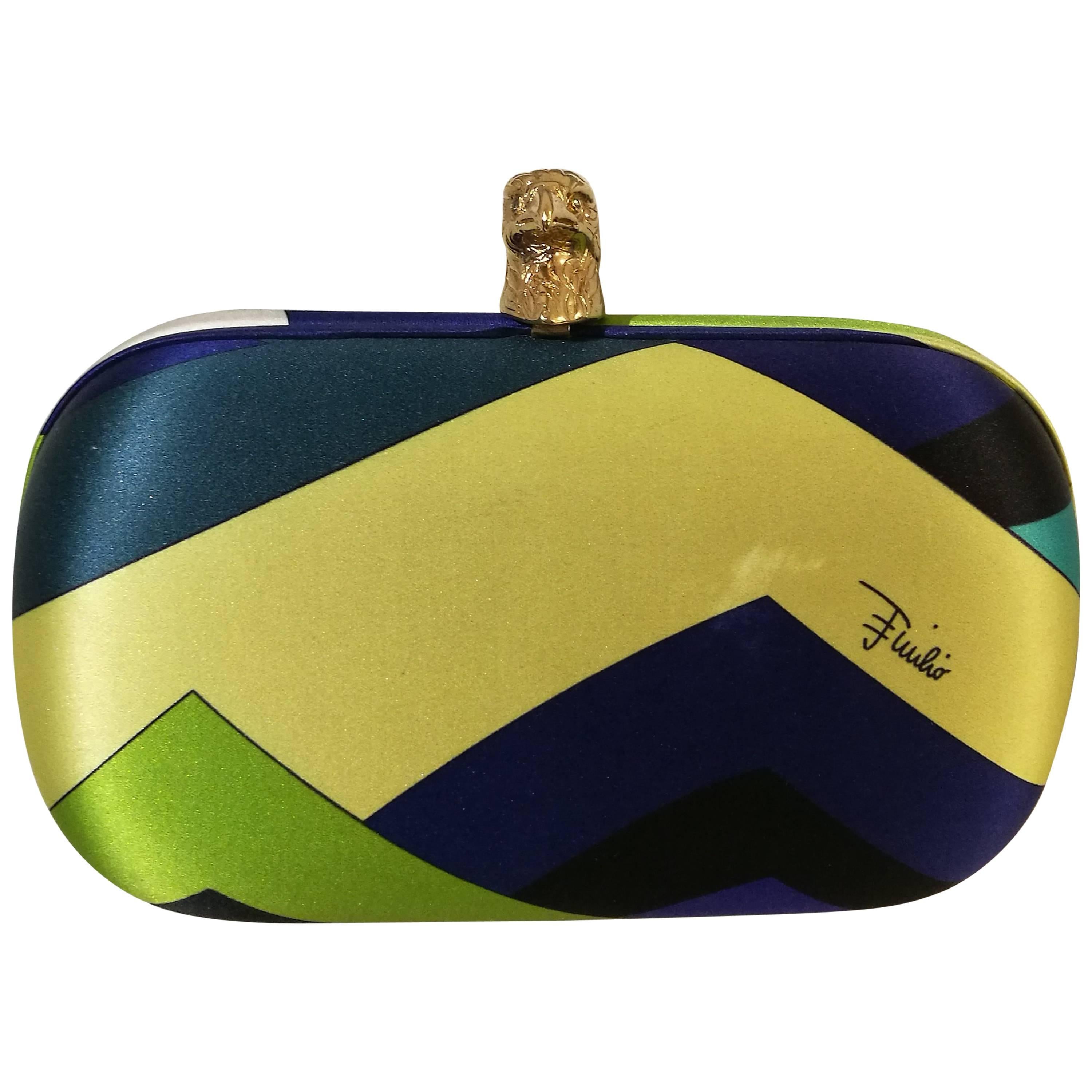 Emilio Pucci multitone clutch