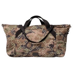 Borsa da viaggio Valentino Borsone VLTN Camouflage Verde