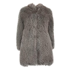 Bonny & Clyde Cappotto in pelliccia di volpe grigia taglia XXS