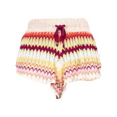 Missoni Missoni Mare Knit Pattern Micro Shorts Size S