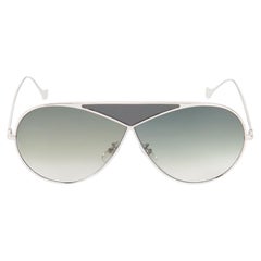 Loewe Silver Puzzle Gradient Aviator Sunglasses
