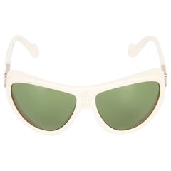 Moncler Gafas de sol tintadas en crudo y verde