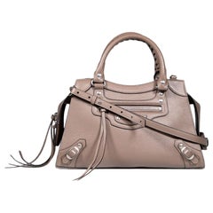 Balenciaga Brown Leather Small Neo Classic City Bag