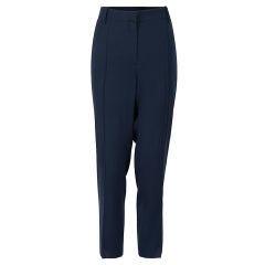 Acne Studios Pantalón de crepé azul marino Cora Slim Leg Talla L
