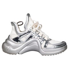 Louis Vuitton Silver Chunky Archlight Trainers Size IT 38.5