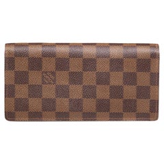 Louis Vuitton 2011 Brown Damier Ebene Long Wallet