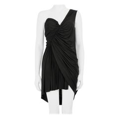 Alexander Wang - Mini abito nero con volant taglia XS