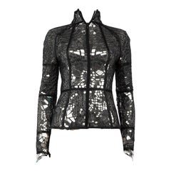 Tom Ford haut à col montant orné de miroirs, taille XS