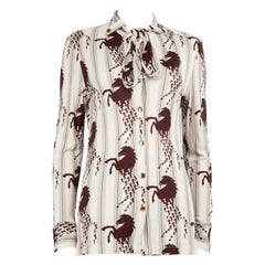 Chloé Horse Print Blouse Size M