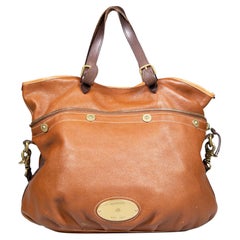 Mulberry Brown Leather Mitzy Tote Bag