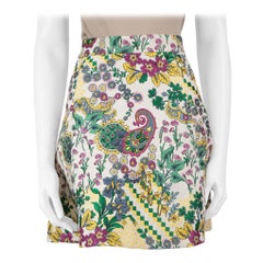 Etro Floral Paisley Embroidered Mini Skirt Size M