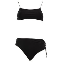 Amazuìn Black Tie Detail Bikini Size XL