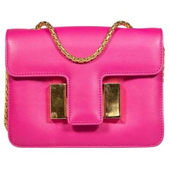 Tom Ford Borsa a tracolla con catena in pelle rosa Sienna