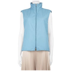 Prada Prada Sports Blue Zipped Vest Size M
