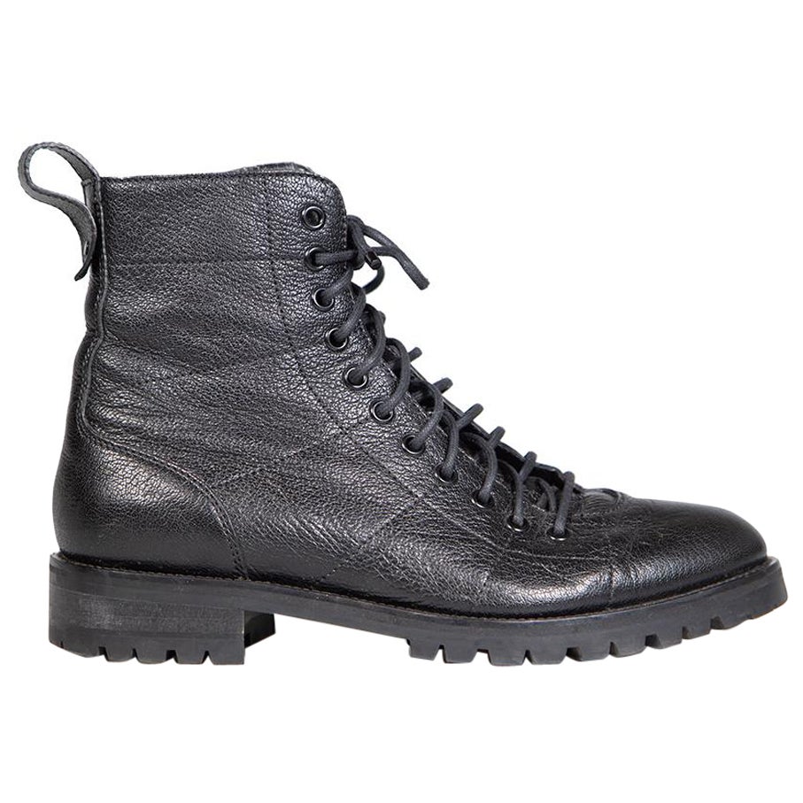 Jimmy choo combat boots sale online