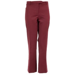 Pantalon rouge Max Mara S' Max Mara ajusté taille XXL