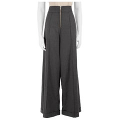 Maison Margiela Grey High Waist Extra Wide Fit Trousers Size M