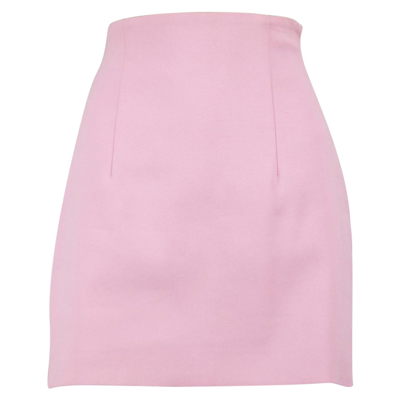 Off-White Pink Fitted Mini A-line Skirt Size XS For Sale