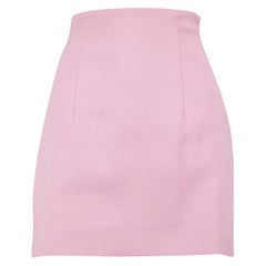 Off-White Pink Fitted Mini A-line Skirt Size XS