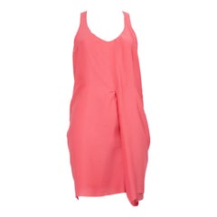 Acne Studios - Vestito midi senza maniche con drappeggio rosa - Taglia S