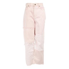 Acne Studios Pink Recrafted Tapered Jeans Size M