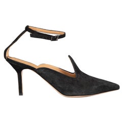 Manolo Blahnik Pink Suede Pointed-Toe Pumps Size IT 41.5