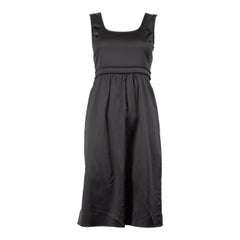 Burberry Black Knee Length Round Neck Dress Size XS