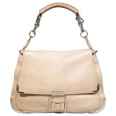 Anya Hindmarch Beige Chain Link Shoulder Bag