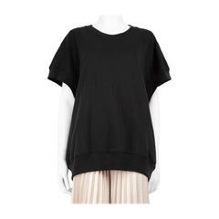 Dries Van Noten - Felpa a maniche corte nera - taglia M.