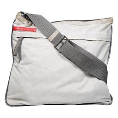 Prada Prada Sports Grey Nylon Crossbody Bag