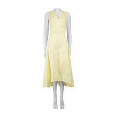 3.1 Phillip Lim Yellow Sleeveless Belted Dress Size L