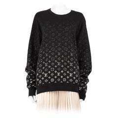 Louis Vuitton Black Gradient Monogram Jumper Size L