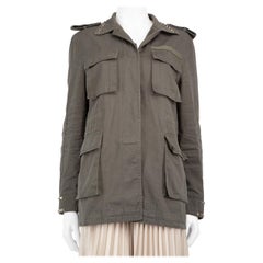 Valentino Garavani Khaki Rockstud Utility Jacket Size L