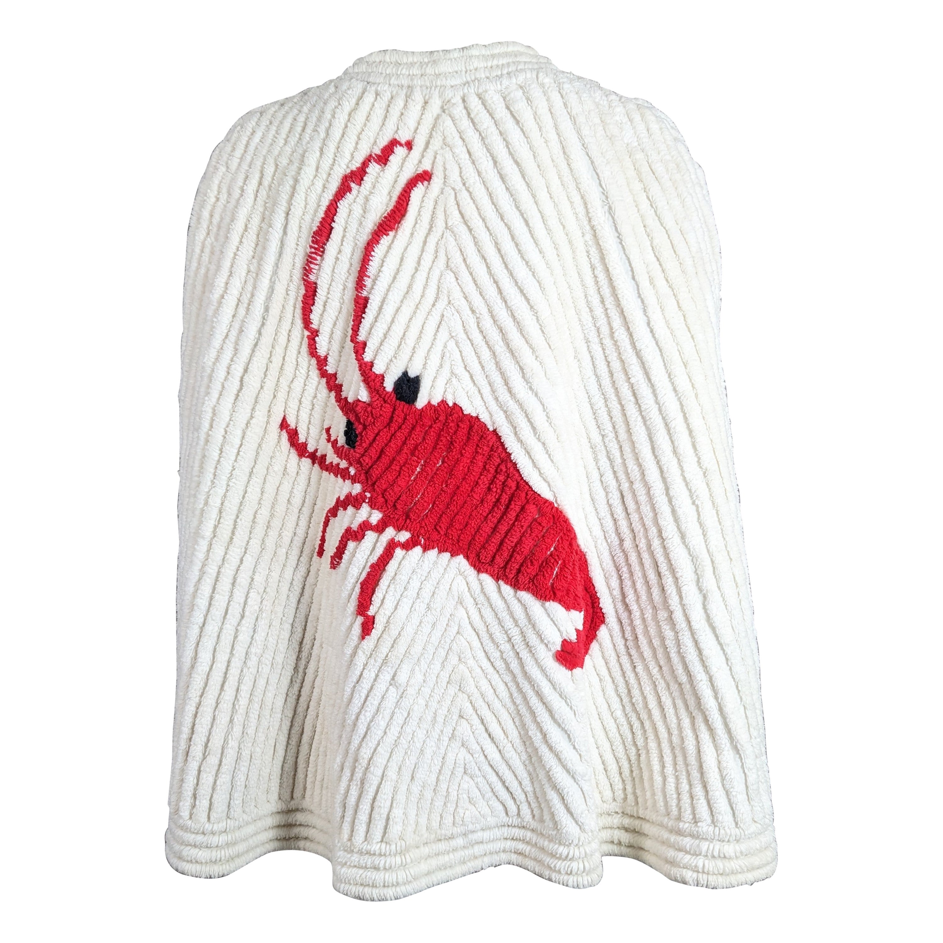 Art Deco Surrealist Lobster Motif Beach Cape, 1930s For Sale