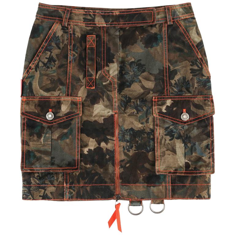 Christian Dior 2001SS Camouflage Skirt（Designer Skirts & Skorts 