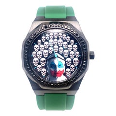 William David Serial Killer John Wayne Gacy Black Diamonds Black Steel Watch