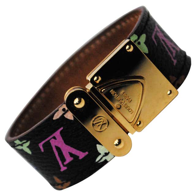 Louis vuitton bracelet black Clearance