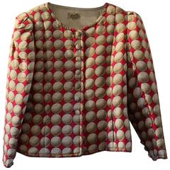 Iconic Hermes old Ball Silk jacket