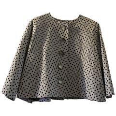 Vintage Yves Saint Laurent Black and White Bolero