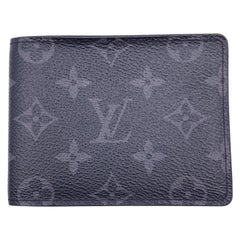 Louis Vuitton Monogram Eclipse Canvas Multiple Bifold Wallet