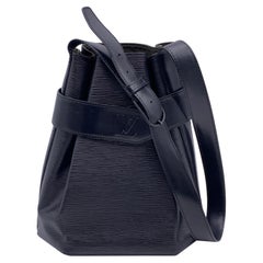 Louis Vuitton Vintage Black Epi Leather Sac d'Epaule Shoulder Bag