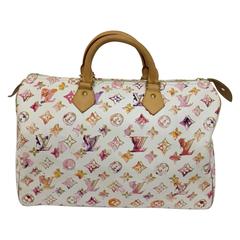 Louis Vuitton Limited Edition 35 Speedy Aquarell