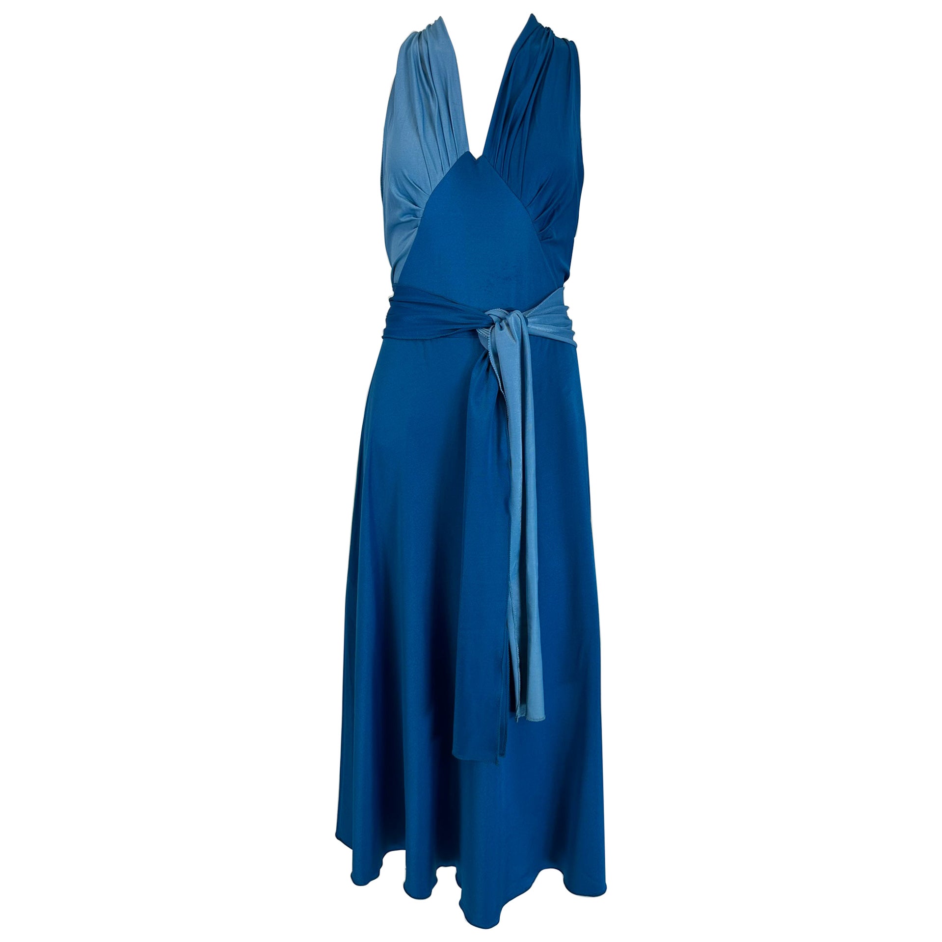 Giorgio di Sant' Angelo Stretch Jersey Wrap Body Suit & Matching Skirt 1970s