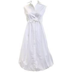 ALAIA white cotton summer dress 1
