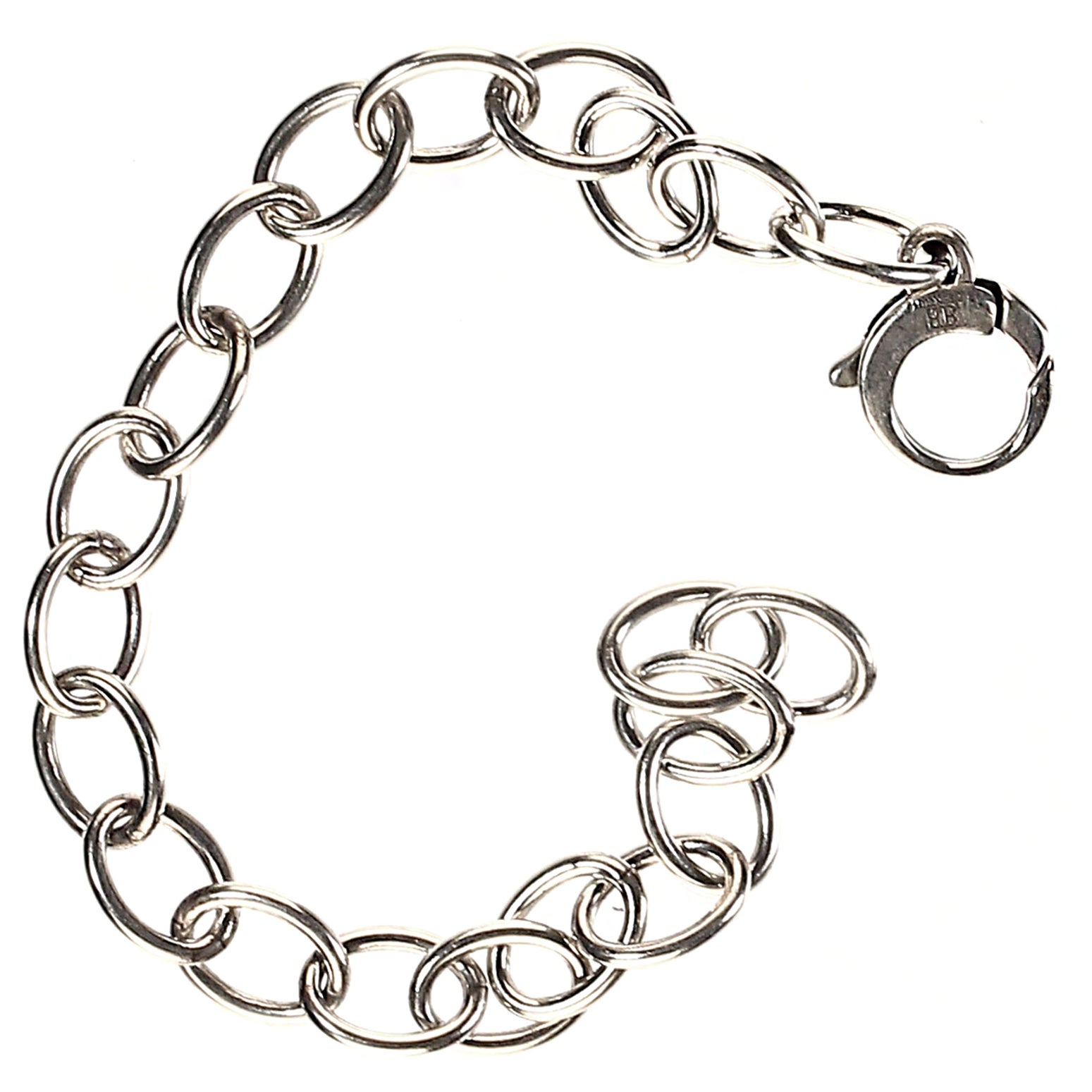 Artigiano AJD Bracciale in argento da 7 pollici in vendita