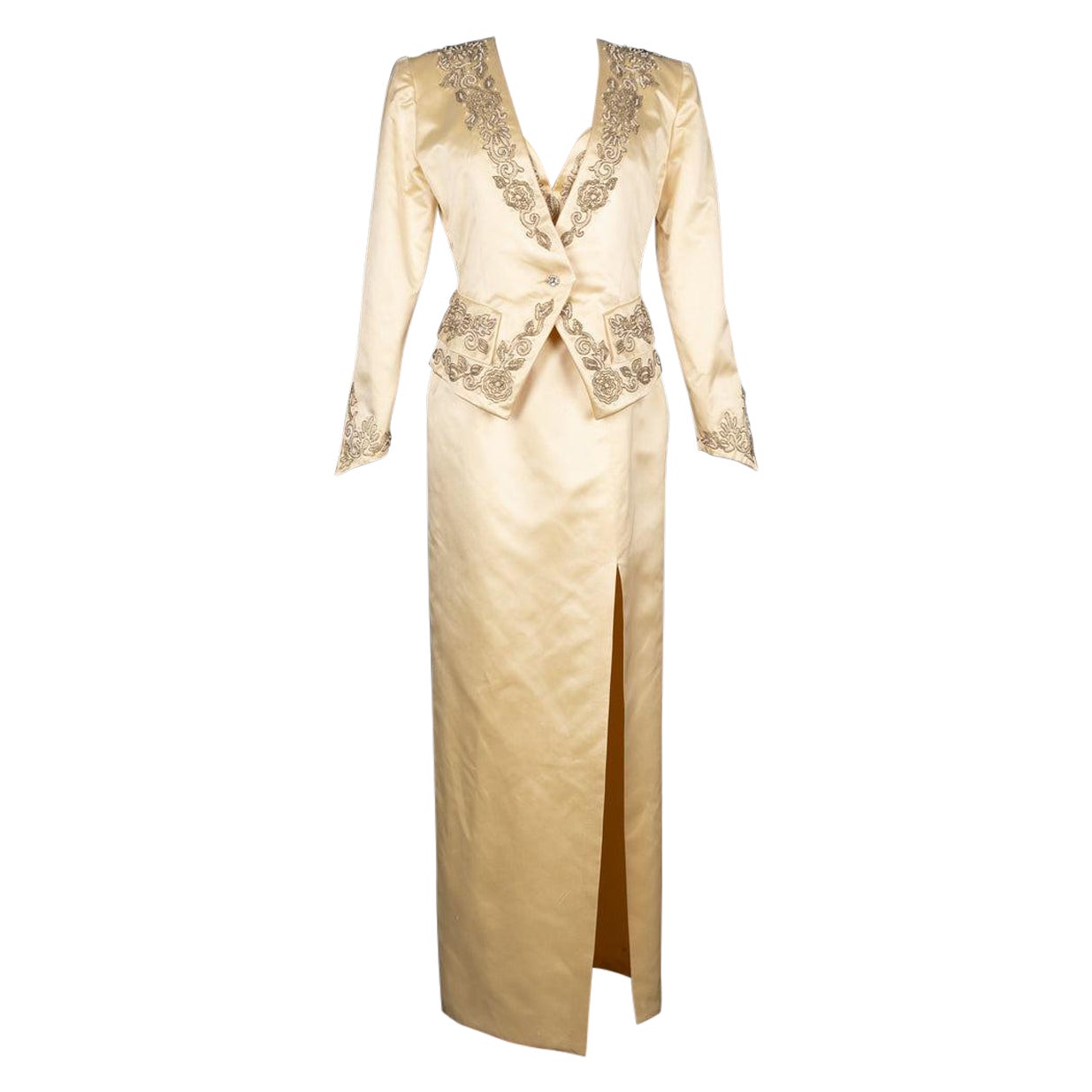 Nina Ricci Set Haute Couture, 1988 For Sale