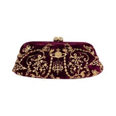 Used Vivienne Westwood Purple Velvet Bag/Clutch