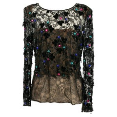 Top a maniche lunghe Adrienne Haute Couture