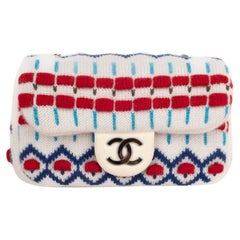 Mini borsa Chanel in lana multicolore "Paris-Salzburg" 2015