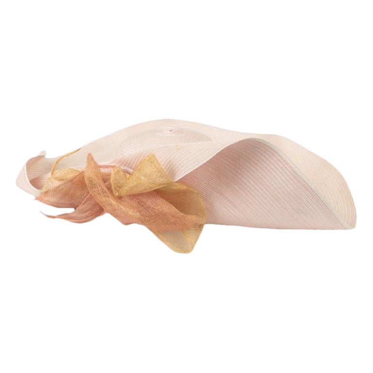 Pink Large Straw Cape